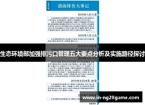 生态环境部加强排污口管理五大要点分析及实施路径探讨 生态环境部加强排污口管理五大要点分析及实施路径探讨